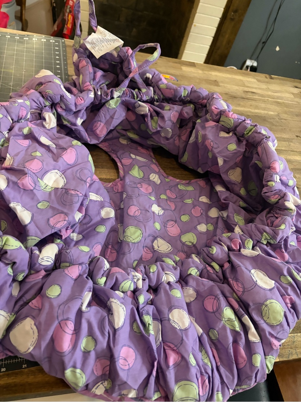 Shopping cart cover for a baby
